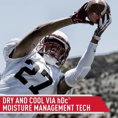 McDavid HEX® Shooter Arm Sleeve/Single - Tech Call Out 3 - Dry and Cool via hDc® Moisture Management Tech