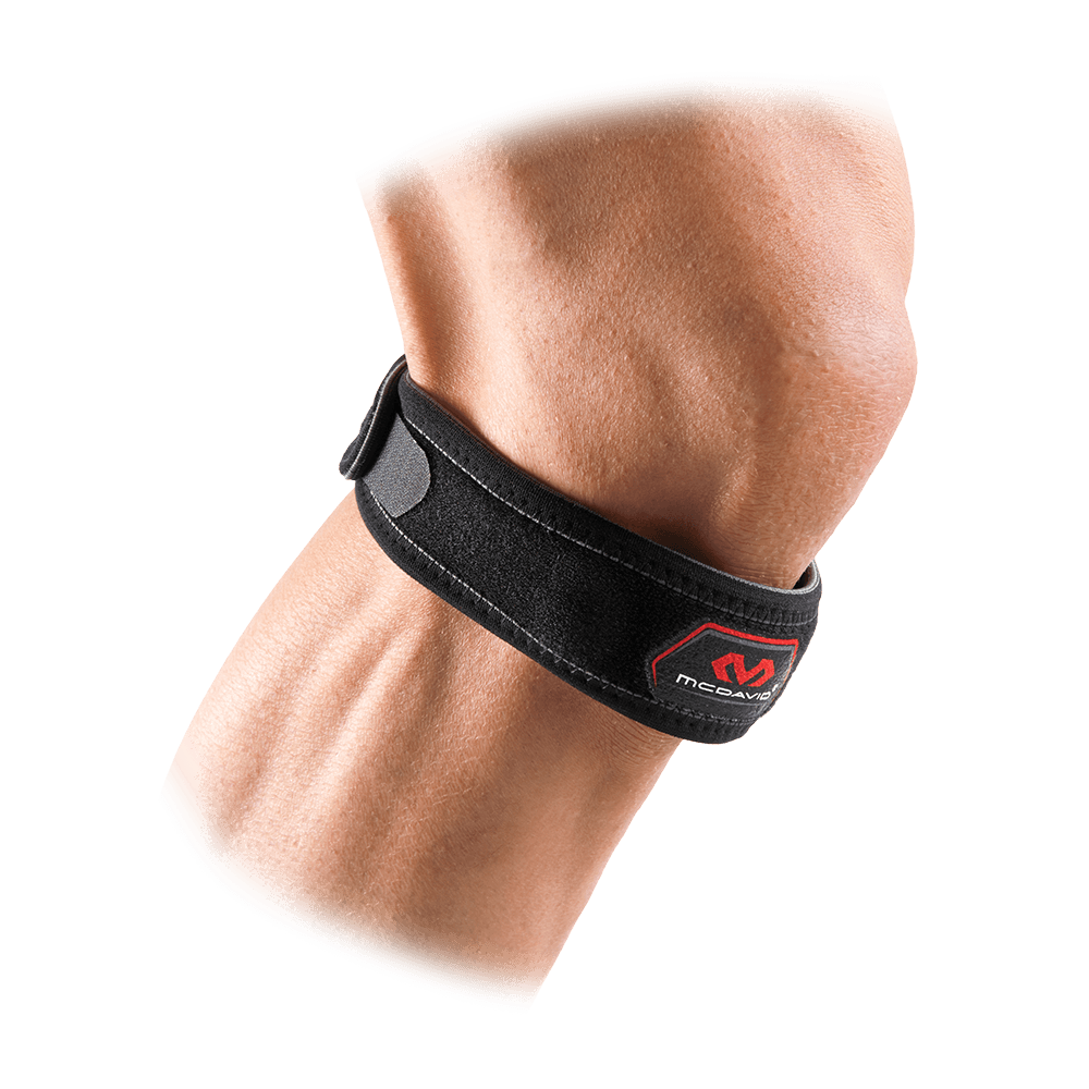 McDavid 4 Way Elastic Back Support with Pad, Black, Large