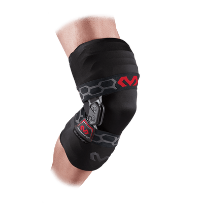 McDavid ELITE Bio-Logix™ Hinged Knee Brace For Maximum Support from Injury - On Knee with Sleeve