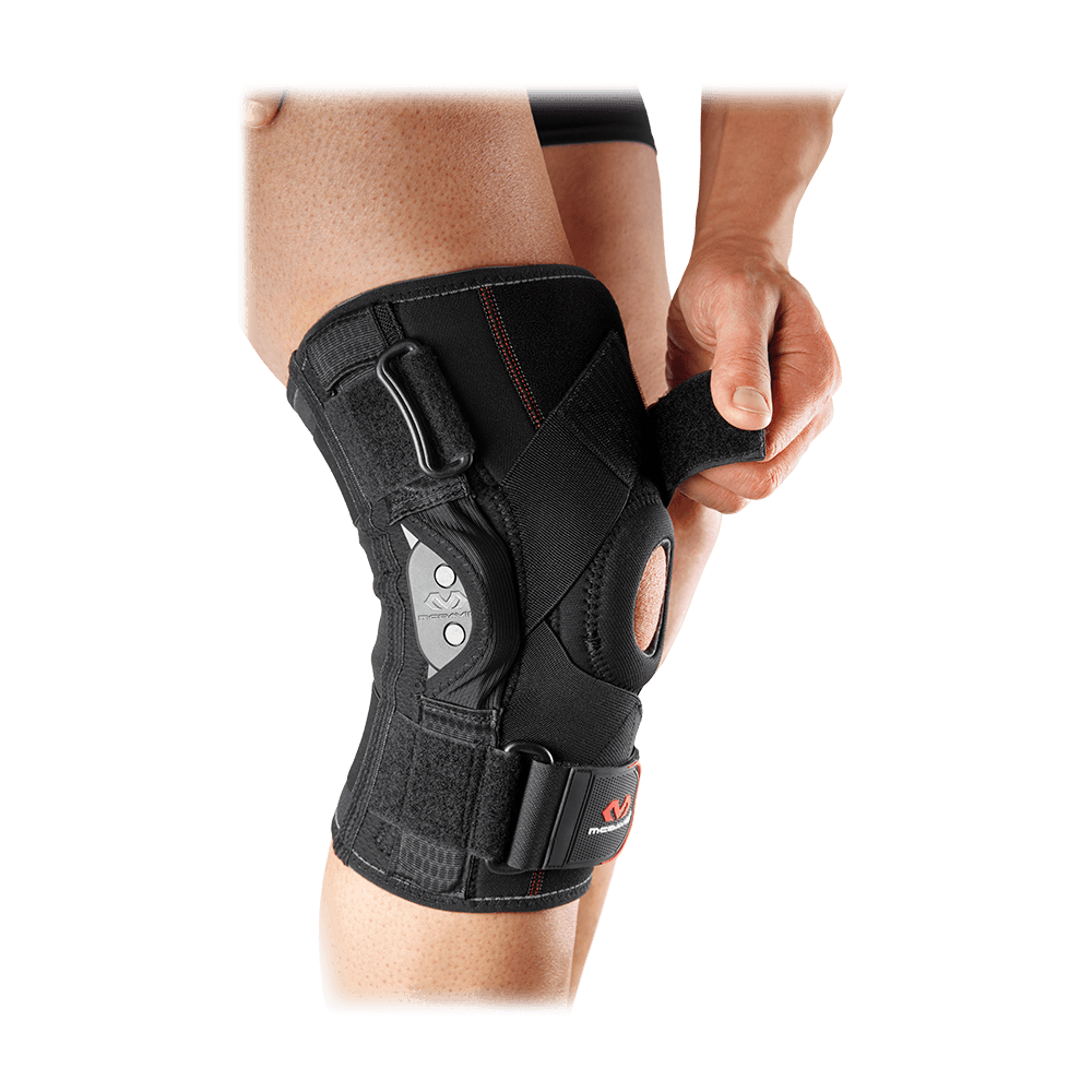 McDavid Knee Brace with Polycentric Hinges & Cross Straps – TOP GEAR  ATHLETICS