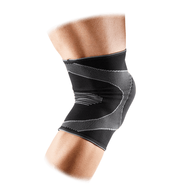 McDavid 4 Way Elastic Back Support with Pad, Black, Large