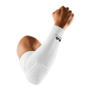 McDavid HEX® Shooter Arm Sleeve/Single - White - Front View